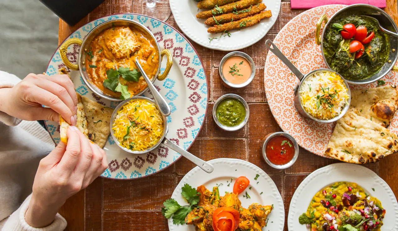 Sea Spice, Aldeburgh, curry dishs with naan bread